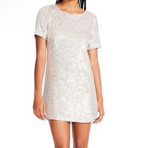 Generation Love Revolve Donna Sequin Dress Knee-length Shell Shift Size Small